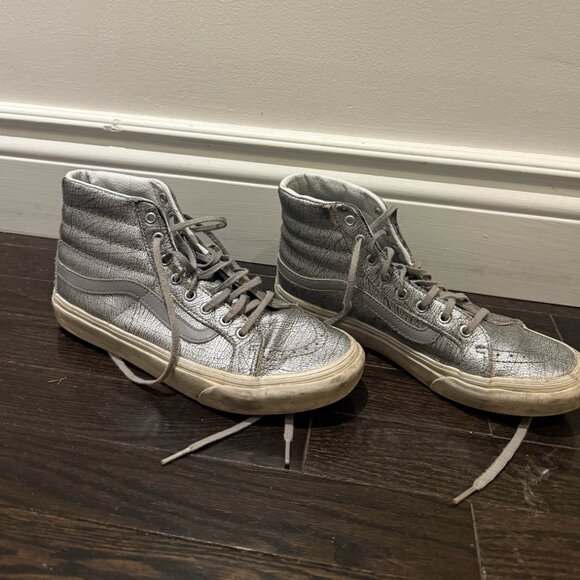 Sk8-Hi Shoe Silver - Picture 1 of 4